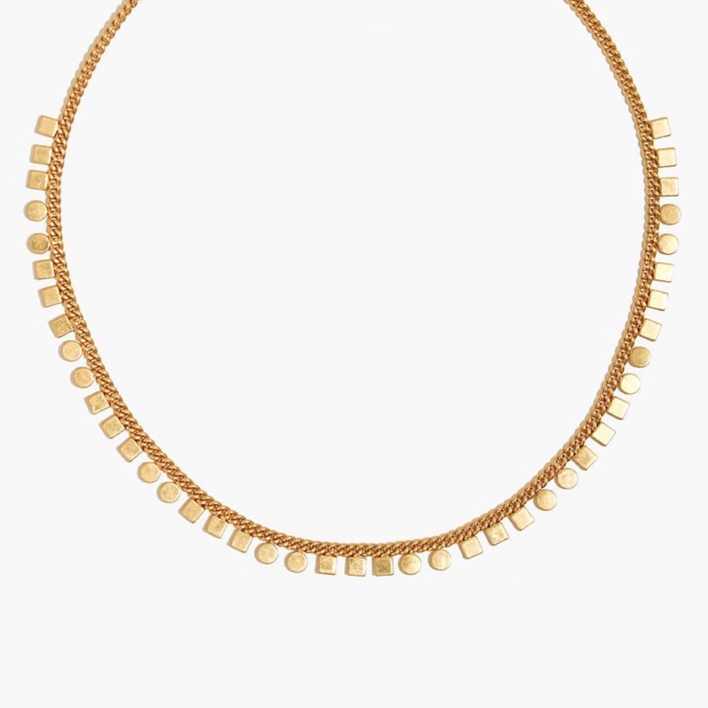 Madewell Mini Geochain Choker Necklace